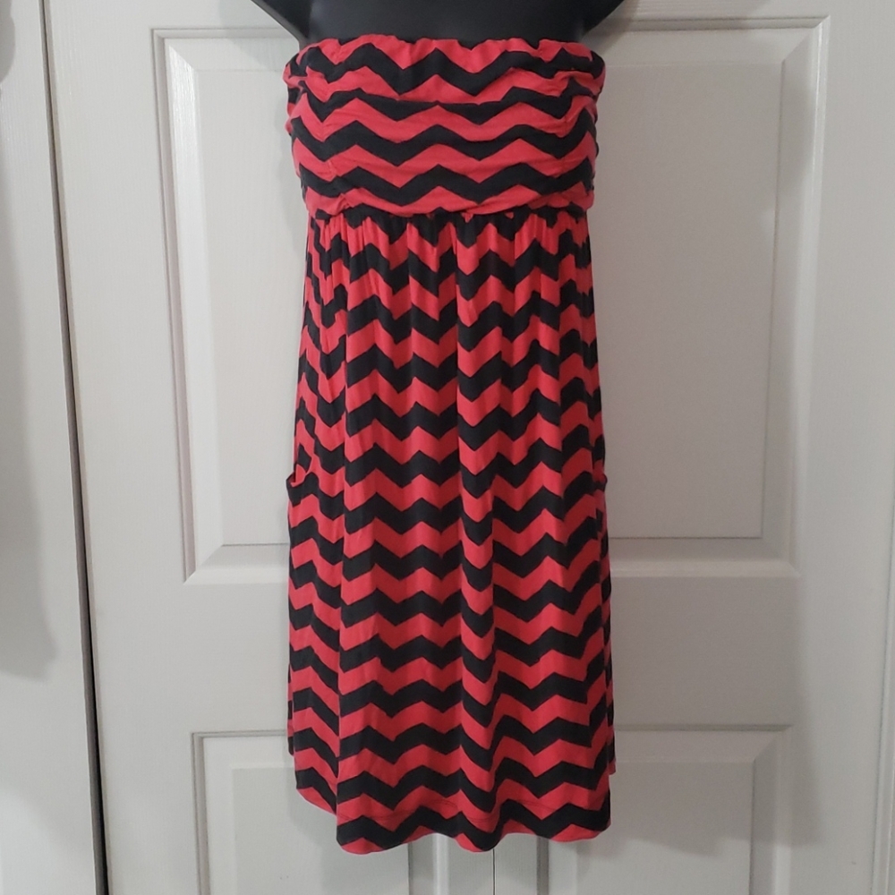 Half moon -Red and Black Cover Up -Large